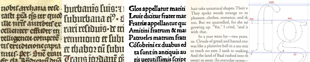 Type through 5 centuries